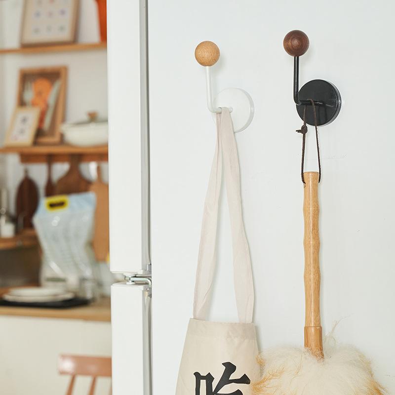 1pc Modern Metal Magnetic Hook with Stone Design for Refrigerator Door Cabinet | No Drilling Required