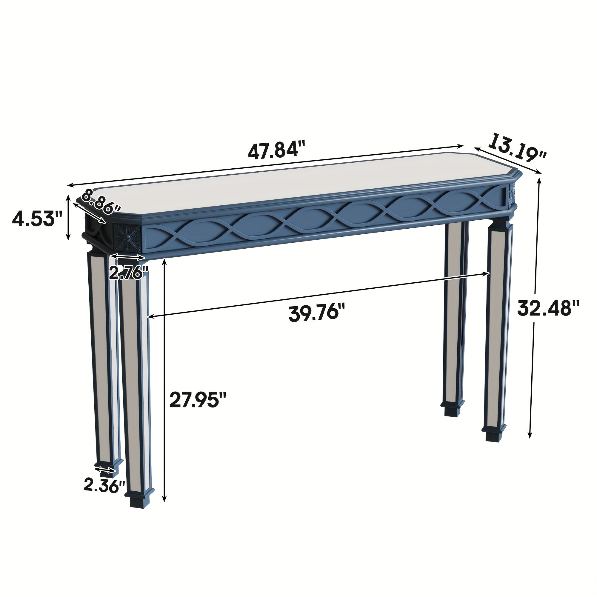 Art Entrance Table, Console Table Behind The Sofa, Narrow Long Entrance In The Hallway, Living Room, Hallway, Behind The Sofa