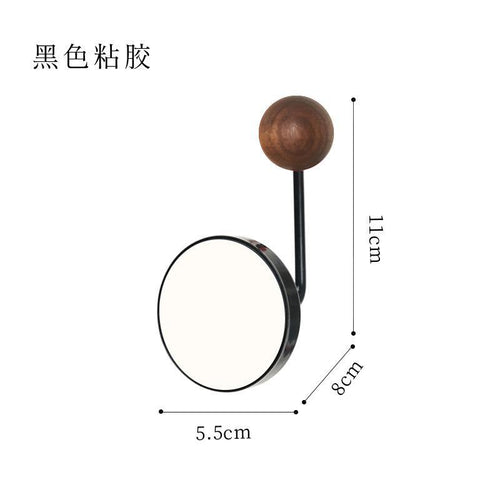 1pc Modern Metal Magnetic Hook with Stone Design for Refrigerator Door Cabinet | No Drilling Required