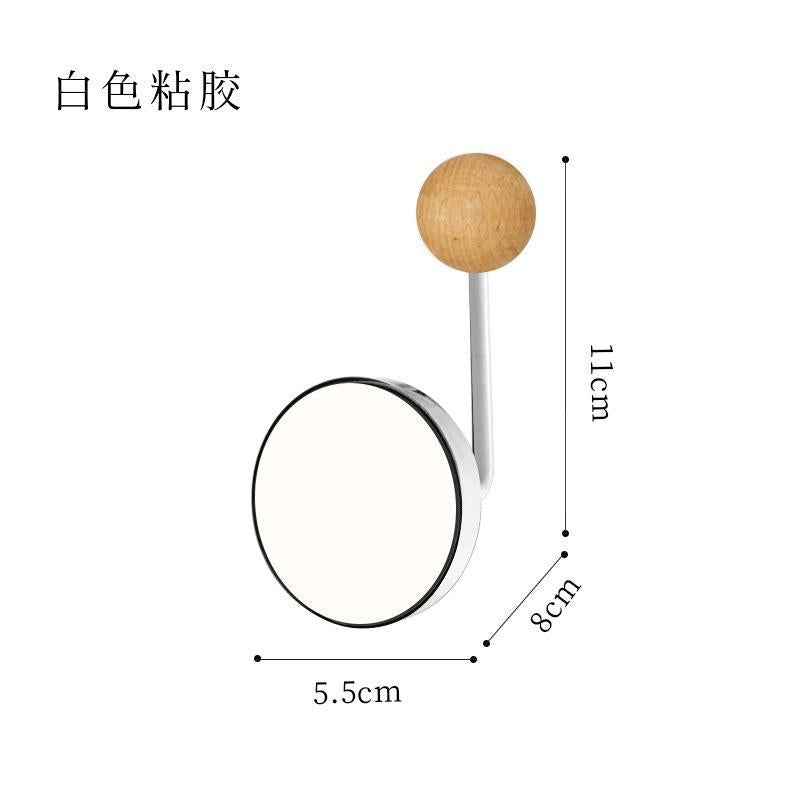 1pc Modern Metal Magnetic Hook with Stone Design for Refrigerator Door Cabinet | No Drilling Required